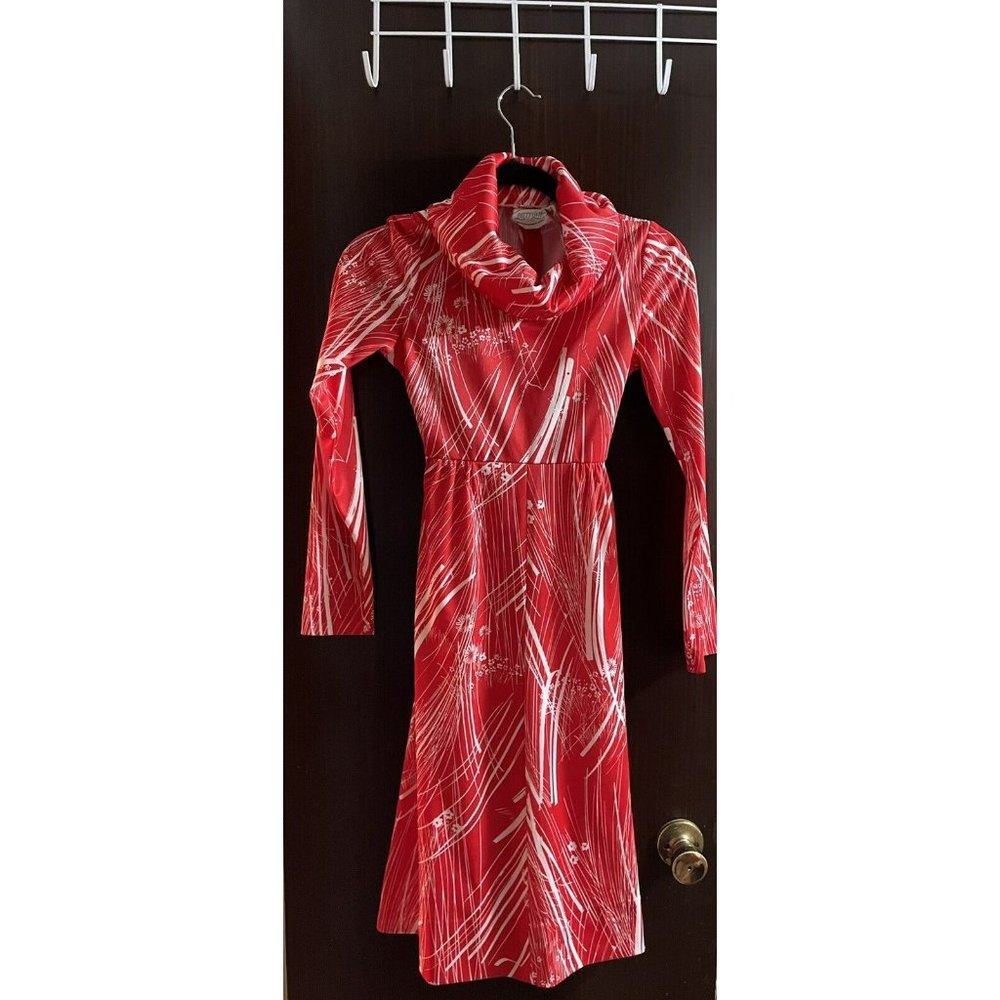 Vintage Patty O’Neil Red Floral Dress